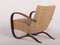 Beech H-269 Lounge Chairs by Jindřich Halabala for Thonet, 1920s, Set of 2 12