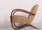 Beech H-269 Lounge Chairs by Jindřich Halabala for Thonet, 1920s, Set of 2 8