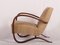 Beech H-269 Lounge Chairs by Jindřich Halabala for Thonet, 1920s, Set of 2 9