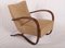 Beech H-269 Lounge Chairs by Jindřich Halabala for Thonet, 1920s, Set of 2 2