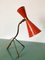 Italienische Mid-Century Tischlampe aus Aluminium & Messing, 1950er 1