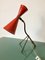 Mid-Century Italian Aluminum and Brass Table Lamp, 1950s 4