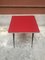 Mesa de comedor italiana Mid-Century de formica roja, años 60, Imagen 4