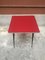 Tavolo da pranzo Mid-Century in formica rossa, Italia, anni '60, Immagine 4