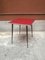 Mid-Century Italian Red Formica Dining Table, 1960s 1