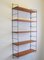 German Metal and Wood Wall Unit from Musterring International, 1970s, Image 1