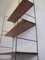 Estantería de pared alemana de madera y metal de Musterring International, años 70, Imagen 4