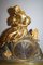 Antique Empire French Bronze and Gold Clock, Image 4