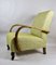 Art Deco Style German Yellow Armchair, 1960s, Image 1