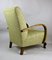 Gelber deutscher Sessel im Art Deco-Stil, 1960er 5