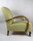 Art Deco Style German Yellow Armchair, 1960s 10