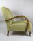 Art Deco Style German Yellow Armchair, 1960s, Image 10