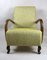 Gelber deutscher Sessel im Art Deco-Stil, 1960er 8