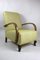 Gelber deutscher Sessel im Art Deco-Stil, 1960er 2