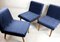 Vintage Blue Velvet Lounge Chair, 1970s, Image 13