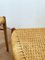 Danish Oak and Paper Cord Dining Chairs, 1960s, Set of 4, Image 14