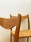 Dänische Esszimmerstühle mit Gestell aus Eiche & Sitzgeflecht, 1960er, 4er Set 11