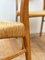 Danish Oak and Paper Cord Dining Chairs, 1960s, Set of 4 8