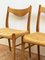 Dänische Esszimmerstühle mit Gestell aus Eiche & Sitzgeflecht, 1960er, 4er Set 10