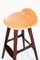 Scandinavian Modern Danish Leather and Rosewood Model OD-61 Bar Stool by Erik Buch for Oddense møbelfabrik, 1964, Image 2