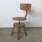 Vintage German Adjustable Workshop Stool, 1930s 12