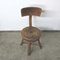 Vintage German Adjustable Workshop Stool, 1930s, Image 11