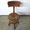 Vintage German Adjustable Workshop Stool, 1930s, Image 3