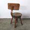 Vintage German Adjustable Workshop Stool, 1930s, Image 13