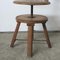 Vintage German Adjustable Workshop Stool, 1930s 7