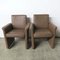 German Leather Armchairs from Musterring International, 1970s, Set of 2 11