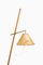 Scandinavian Modern Brass and Leather Floor Lamp, 1950s 10