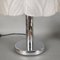 Lámpara de mesa alemana de metal cromado y vidrio cortado de Peill & Putzler, años 60, Imagen 2