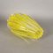 Jarrón de cristal de Murano estriado amarillo, Imagen 4