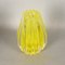 Jarrón de cristal de Murano estriado amarillo, Imagen 5