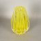 Yellow Fluted Murano Glass Vase 5