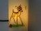 Vintage Bambi Set aus Wand- & Deckenlampe aus Glas & Messing von Doria Leuchten 27