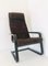 Wood and Velvet Lounge Chair by Alvar Aalto, 1970s 7