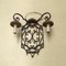 Neo-Classical French Wrought Iron Wall Sconce, 1940s 5