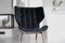 Black Velvet & Midnight Blue Mammoth Chair by Rune Krojgaard & Knut Bendik Humlevik for Norr11 5