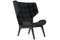 Black Velvet & Midnight Blue Mammoth Chair by Rune Krojgaard & Knut Bendik Humlevik for Norr11 1