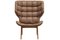 Smoked Oak & Dark Brown Leather Mammoth Chair by Rune Krøjgaard & Knut Bendik Humlevik for Norr11 3