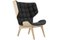 Natural Oak & Coal Grey Wool Mammoth Chair by Rune Krøjgaard & Knut Bendik Humlevik for Norr11 1