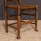 Antique Georgian Ash and Elm Ladderback Dining Chairs, Set of 8, Image 2