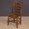 Antique Georgian Ash and Elm Ladderback Dining Chairs, Set of 8 1
