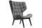 Black Oak & Light Grey Wool Mammoth Chair by Rune Krøjgaard & Knut Bendik Humlevik for Norr11 1