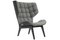 Black Oak & Light Grey Wool Mammoth Chair by Rune Krøjgaard & Knut Bendik Humlevik for Norr11, Image 1