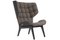 Black Oak & Fawn Wool Mammoth Chair by Rune Krojgaard & Knut Bendik Humlevik for Norr11 1