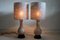 Lampes de Bureau en Céramique par Pieter Groeneveldt, 1960s, Set de 2 1