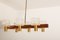 Glass Cylinders Chandelier by Carl Fagerlund for Orrefors, 1960s, Image 4