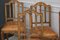Antike französische Esszimmerstühle aus Leder & Eiche, 6er Set 12